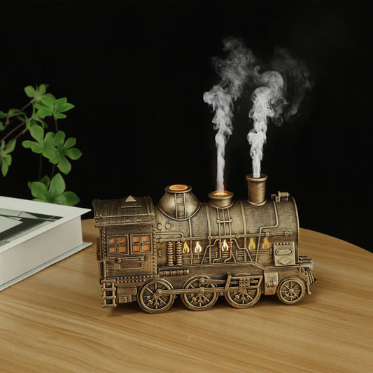 Vintage Steam Train Aromatherapy Diffuser For Relaxation Home Decor