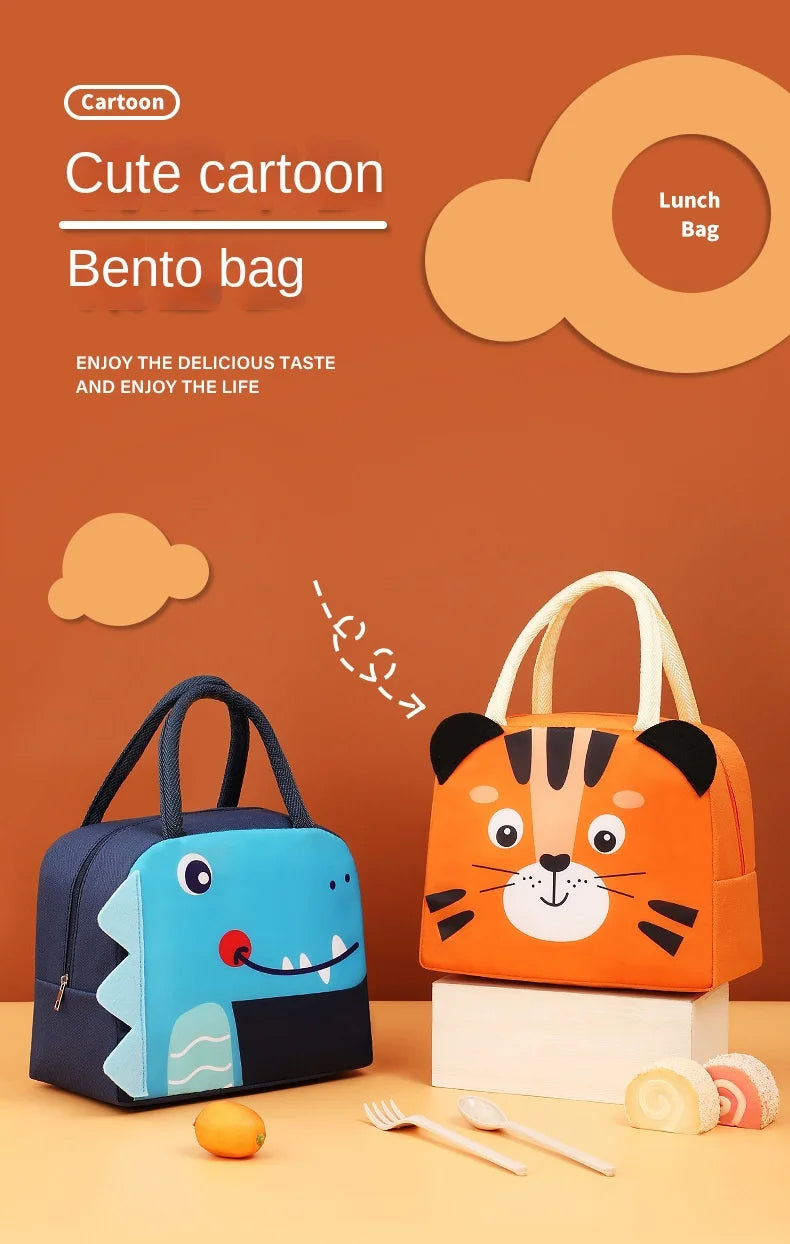 Cartoon Children's Lunch Bag Thermal Insulation Aluminum Film High Quality