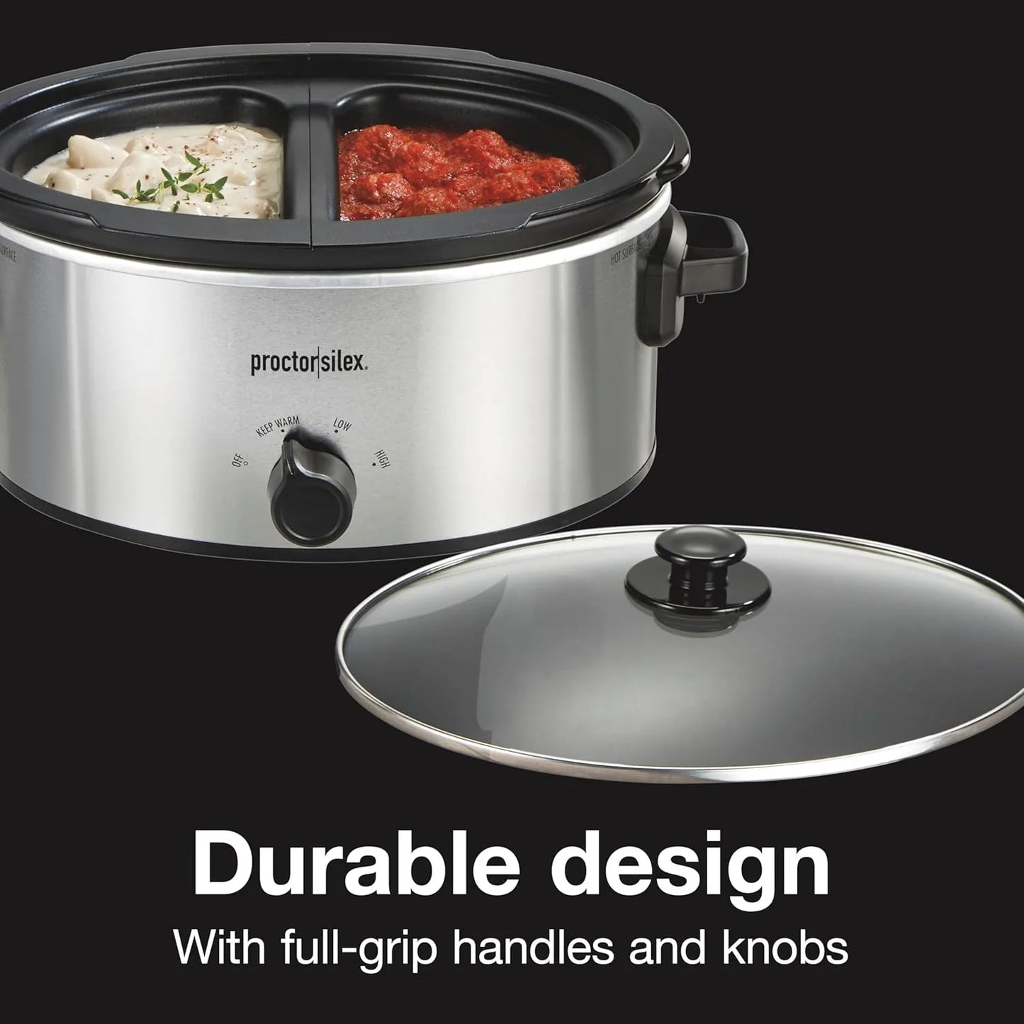 Double Dish Slow Cooker With Dual Crock And Touch Control