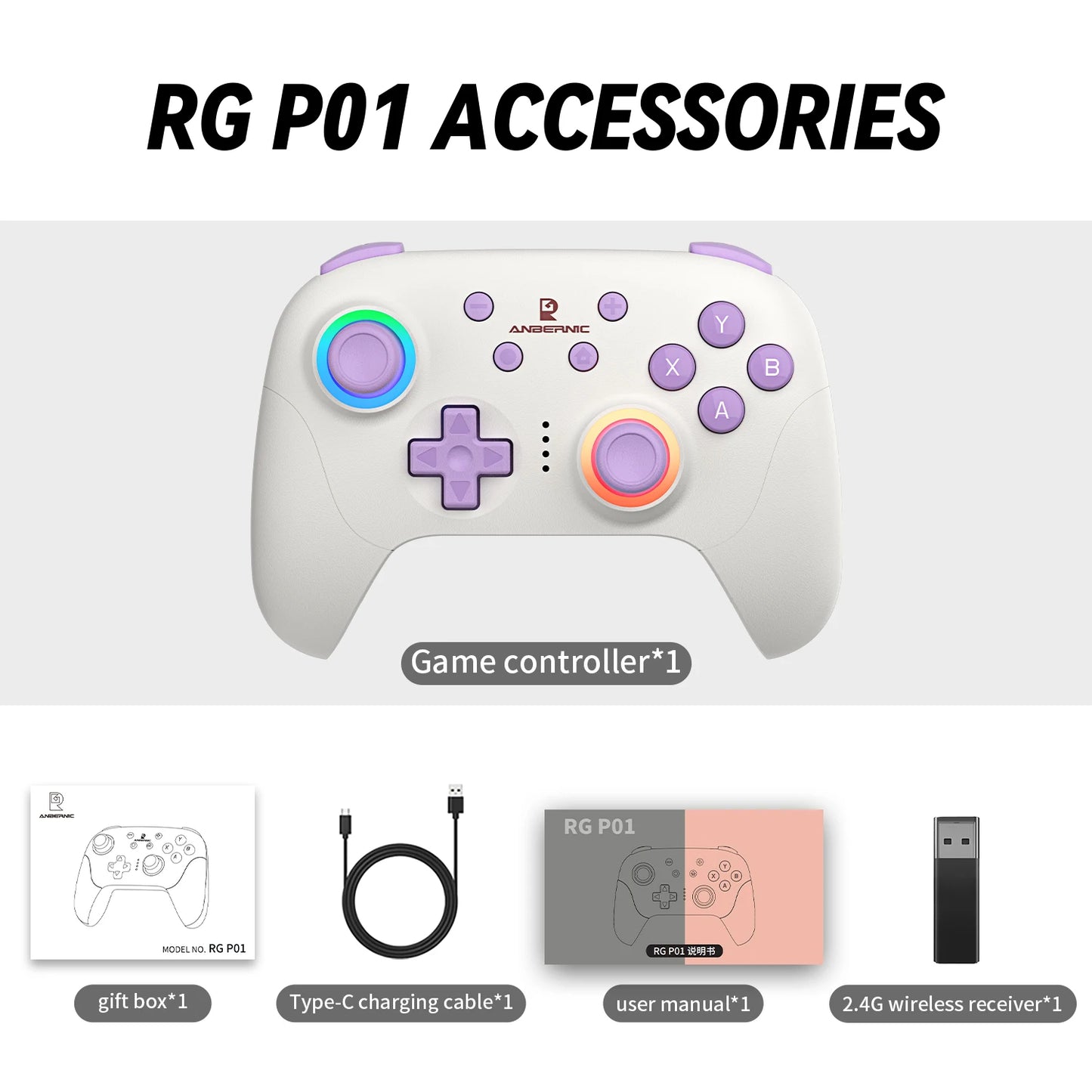 Anbernic Xbox Gamepad Controller for PC Android iOS Steam