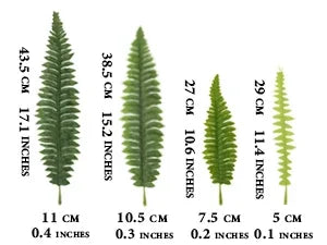 Two Artificial Boston Ferns for Outdoors Home Decor