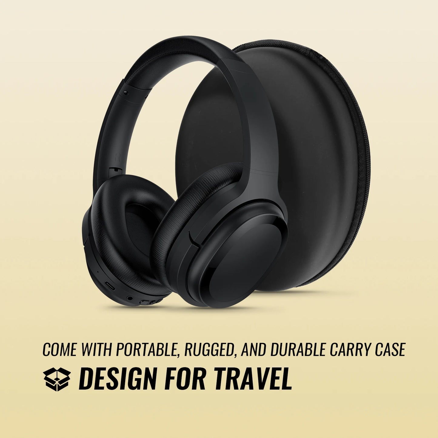 Wireless Hybrid Active Noise Cancelling Headphones