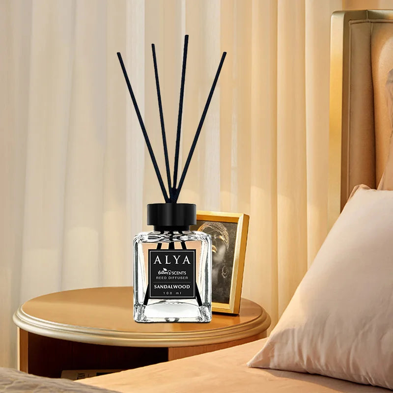 Scented Reed Diffuser Set With Four Incense Sticks