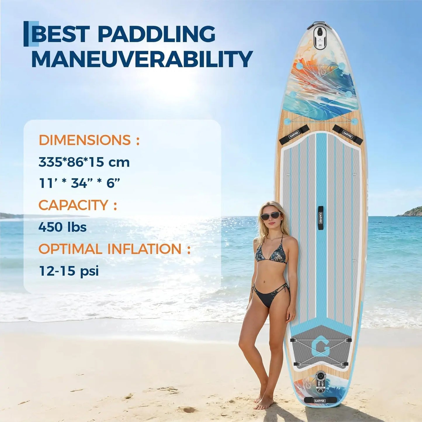 Inflatable Stand Up Paddle Board With Premium Accessories