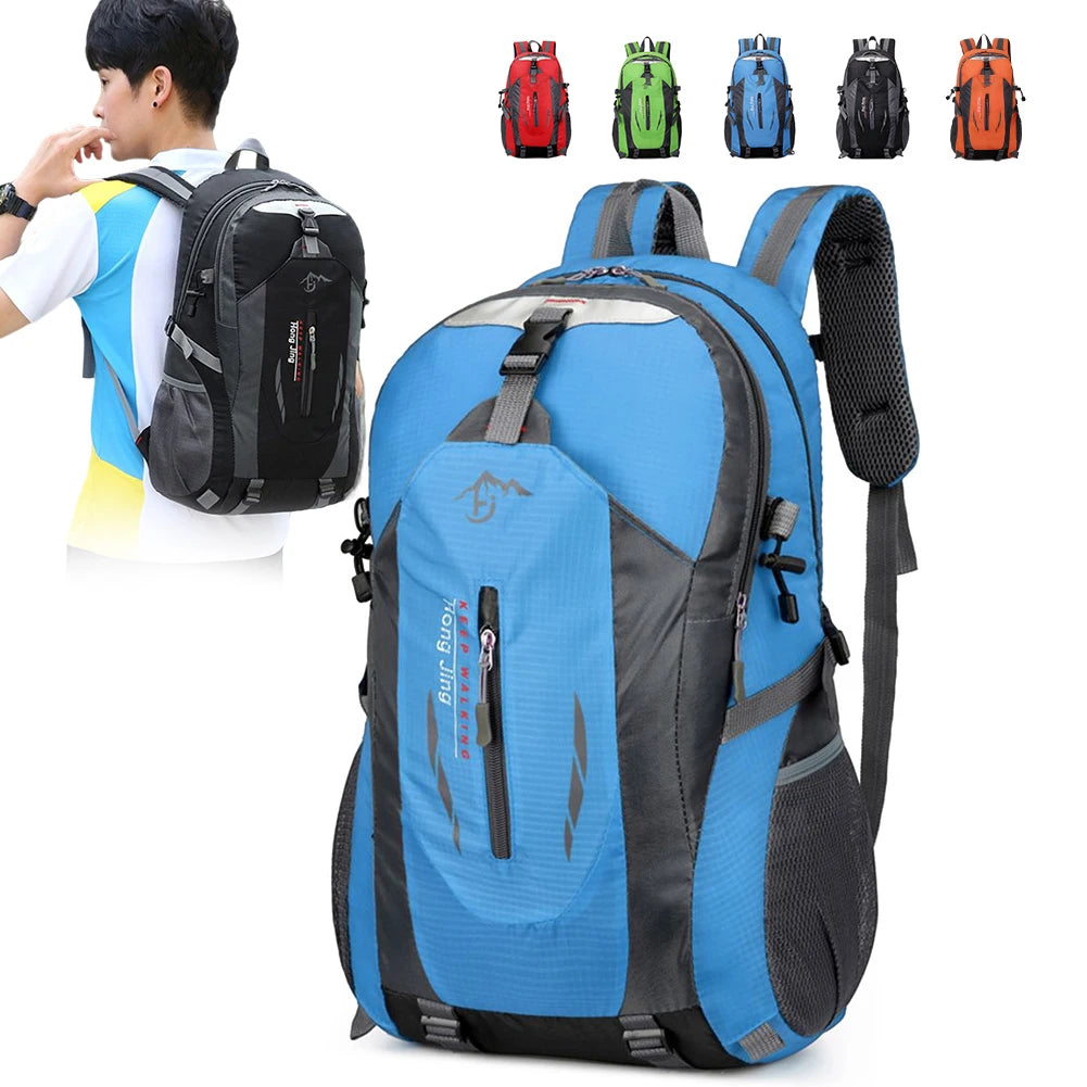 Polyester Fishing Backpack Unisex Breathable Large Capacity Wear Resistant