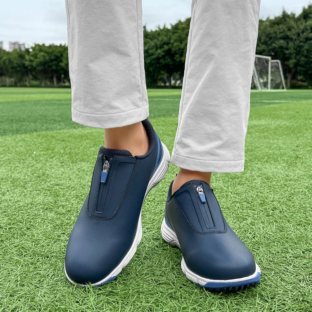 Men Golf Shoes Professional Performance Outdoor Footwear With Rubber Outsole