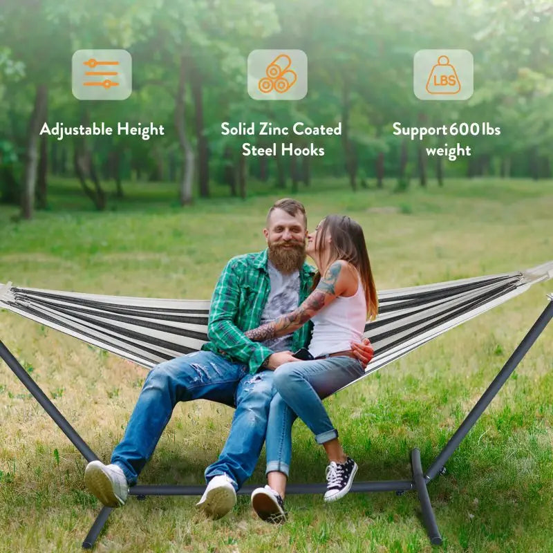 Gyroor Adjustable Stand Hammock Supports 600 Lb Capacity