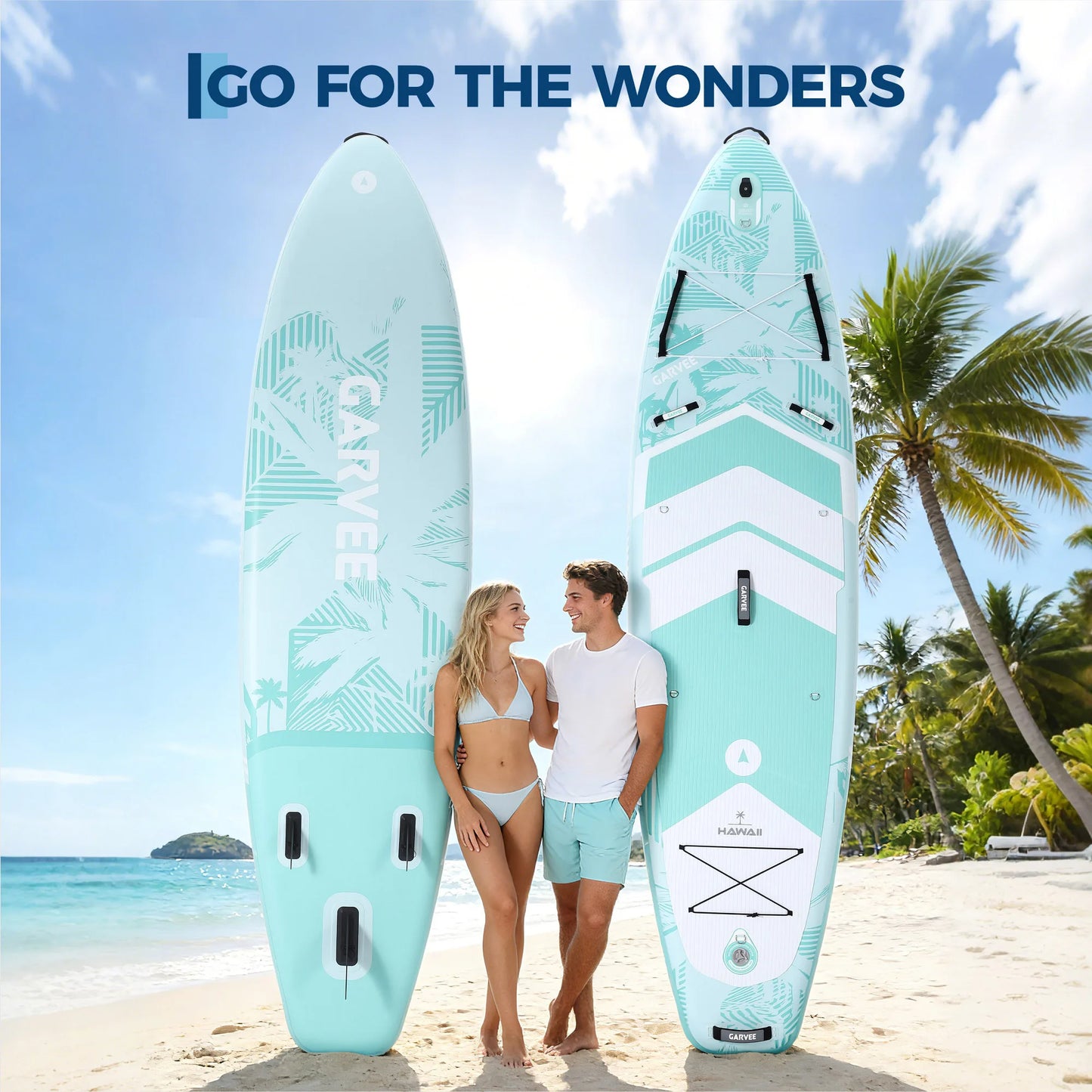 Extra Wide Inflatable Stand Up Paddleboard for Adults and Youth