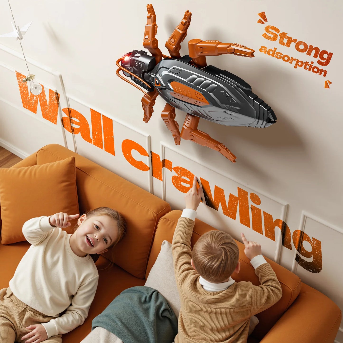 High-concerned Electric RC Wall Climbing Lizard Toy