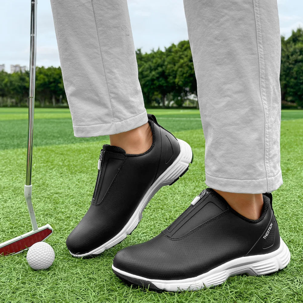 Men Golf Shoes Professional Performance Outdoor Footwear With Rubber Outsole
