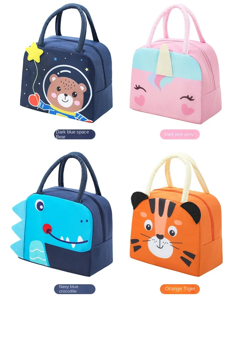 Cartoon Children's Lunch Bag Thermal Insulation Aluminum Film High Quality