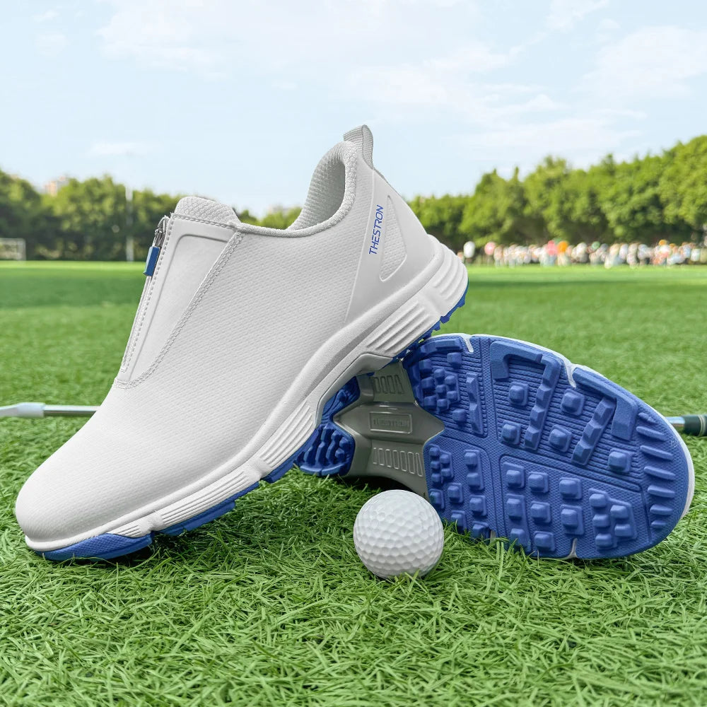 Men Golf Shoes Professional Performance Outdoor Footwear With Rubber Outsole