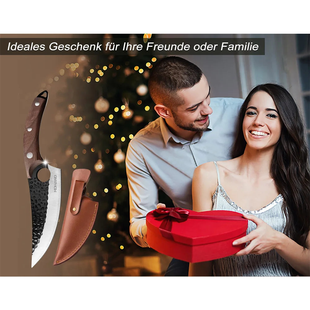 ZENG Boning Knife Stainless Steel Hand Forged for Precision Cutting