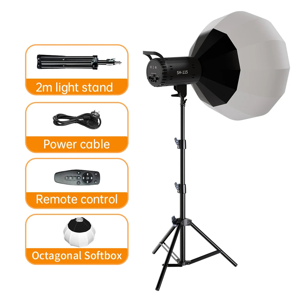 Globe Lantern Softbox Diffuser 65cm 115W Lighting For Film Video