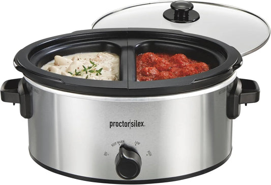 Double Dish Slow Cooker With Dual Crock And Touch Control