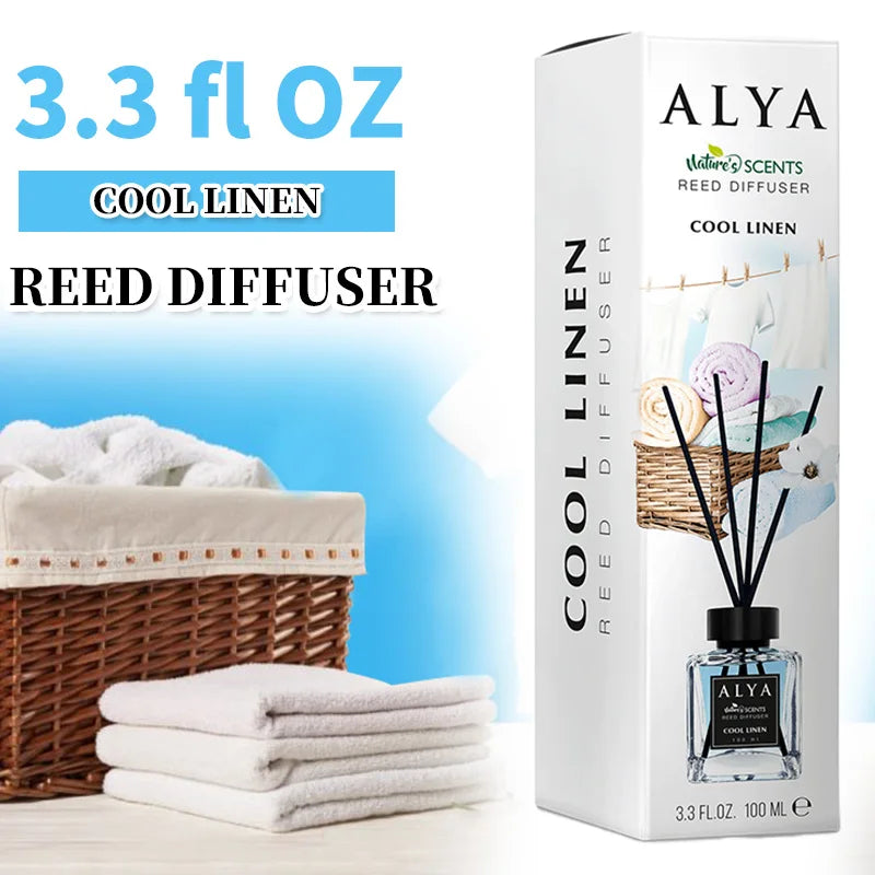 Scented Reed Diffuser Set With Four Incense Sticks