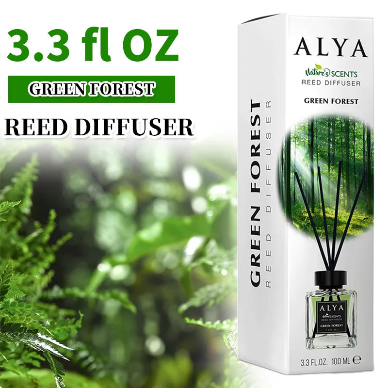 Scented Reed Diffuser Set With Four Incense Sticks