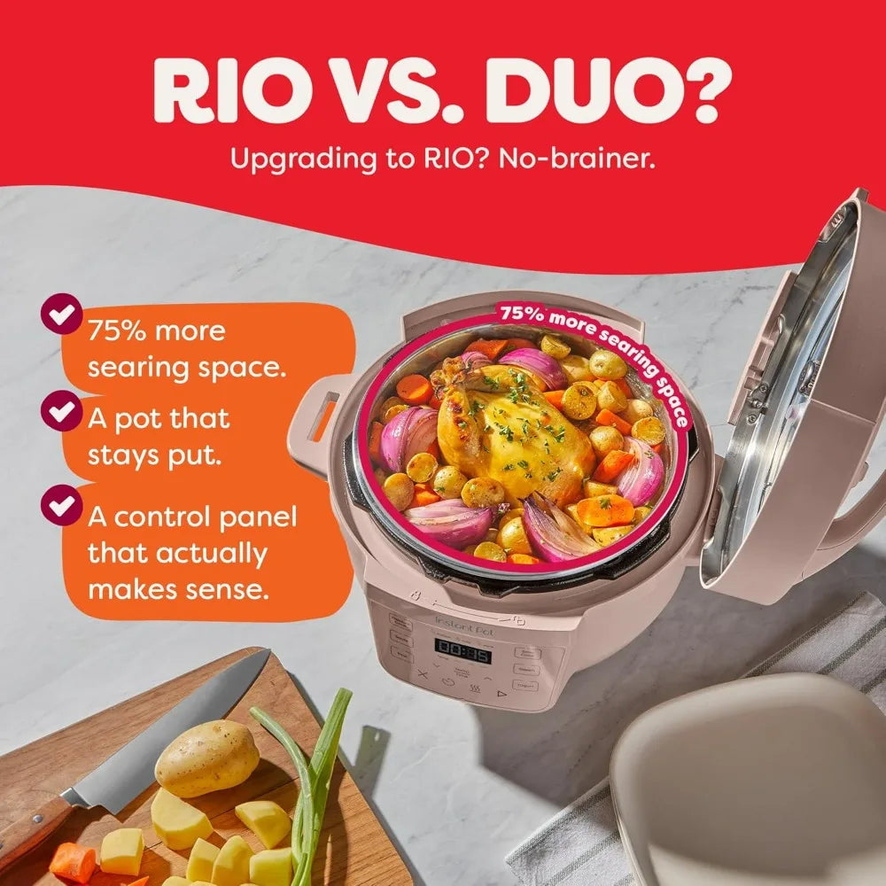 Instant Pot Rio Mini 7 In 1 Multi Cooker Pressure Cooker Slow Cooker