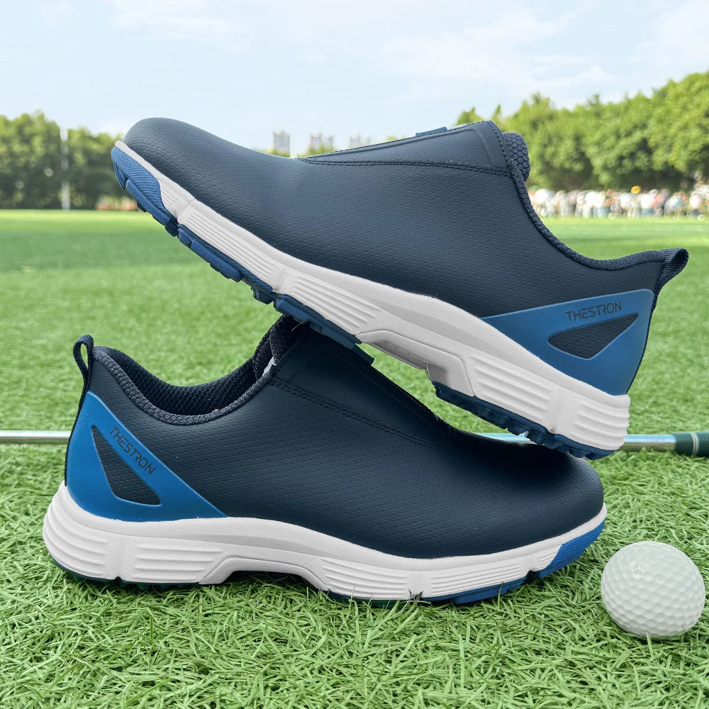 Men Golf Shoes Professional Performance Outdoor Footwear With Rubber Outsole