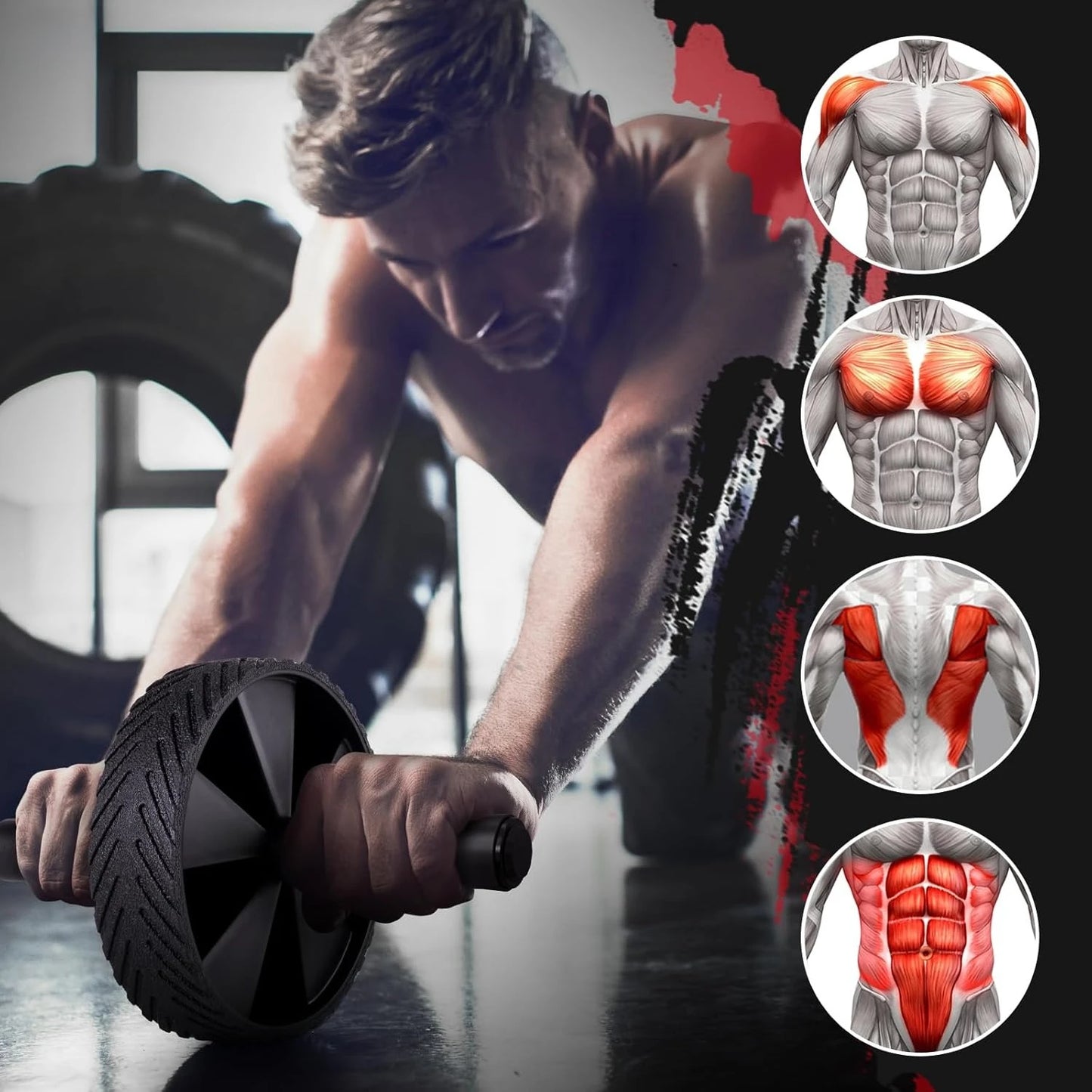 Ab Roller For Core Strength Training And Abdominal Definition
