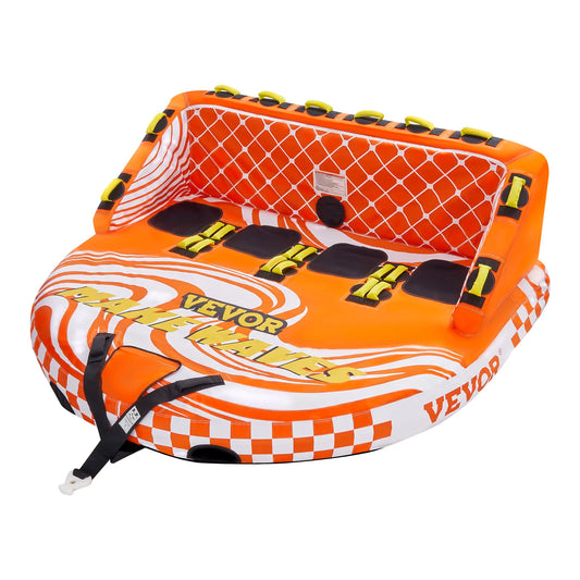 SucceBuy Towable Tube For Boating 1 To 4 Riders Safe Fun