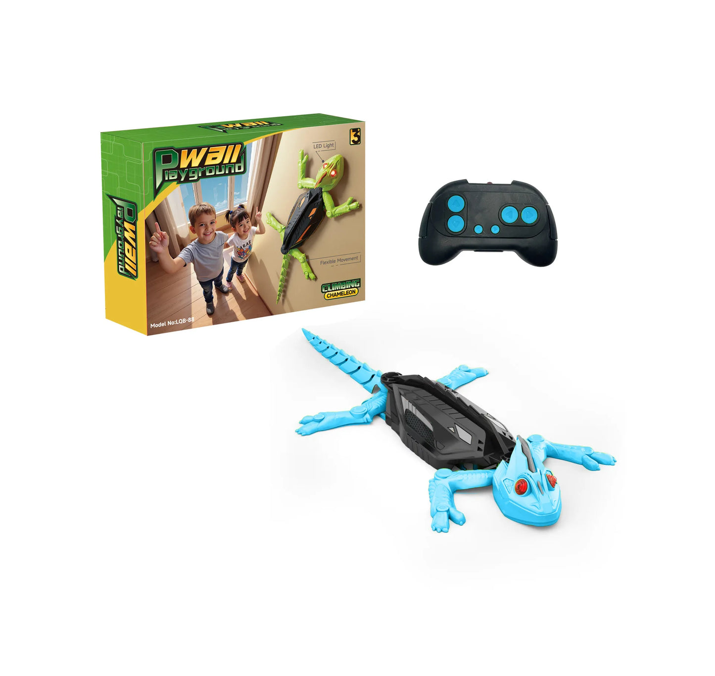 High-concerned Electric RC Wall Climbing Lizard Toy