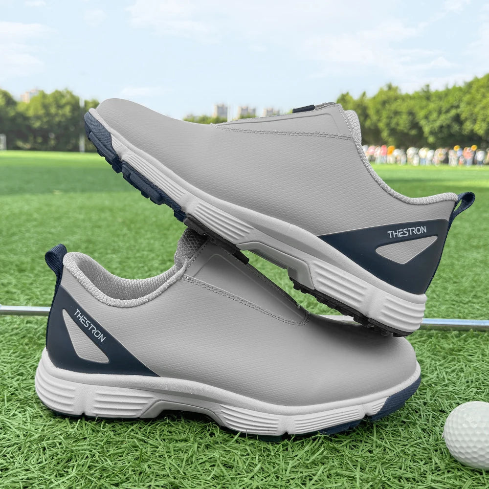 Men Golf Shoes Professional Performance Outdoor Footwear With Rubber Outsole