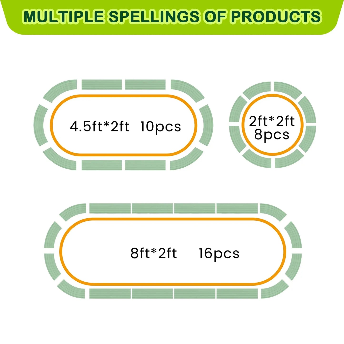 2 Pack Oval Galvanized Steel Raised Garden Bed Open Base