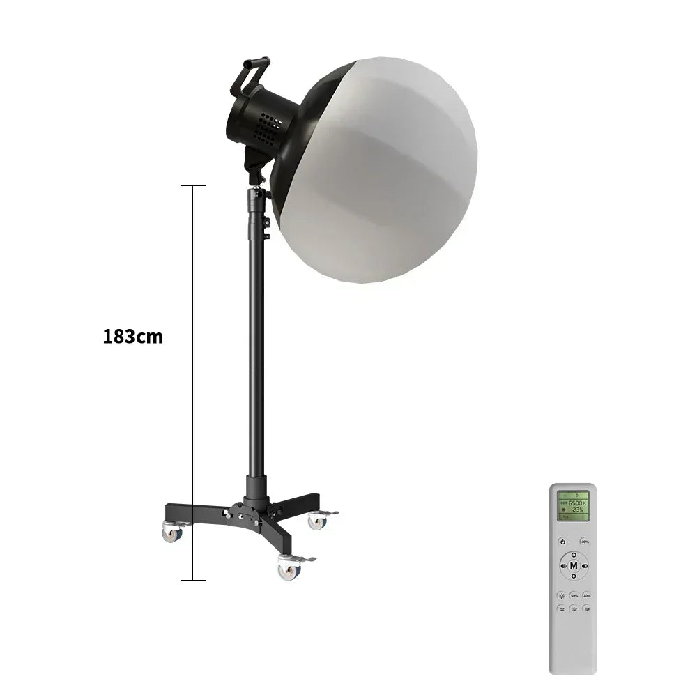 Globe Lantern Softbox Diffuser 65cm 115W Lighting For Film Video