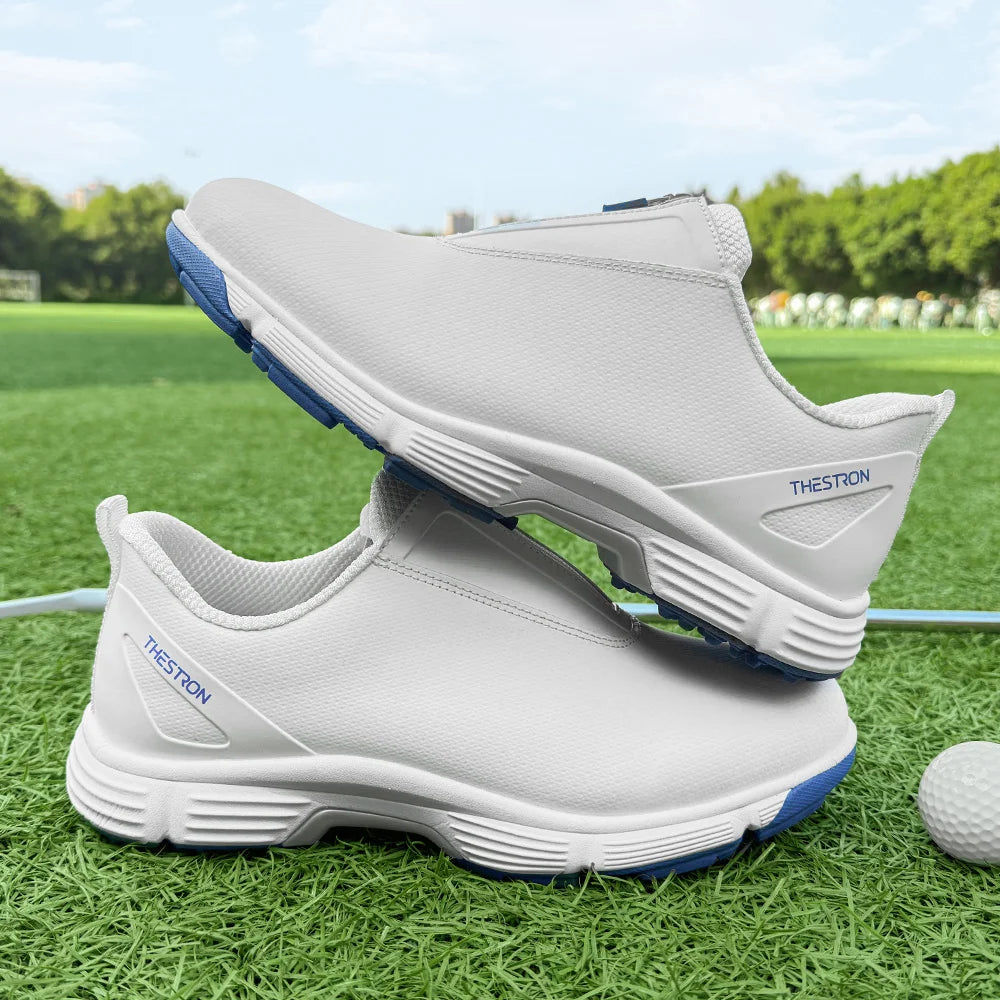 Men Golf Shoes Professional Performance Outdoor Footwear With Rubber Outsole