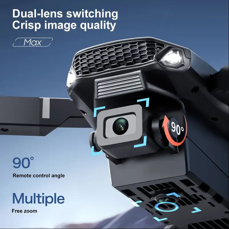 E88 Drone With Dual Camera Screen Control One Key Takeoff