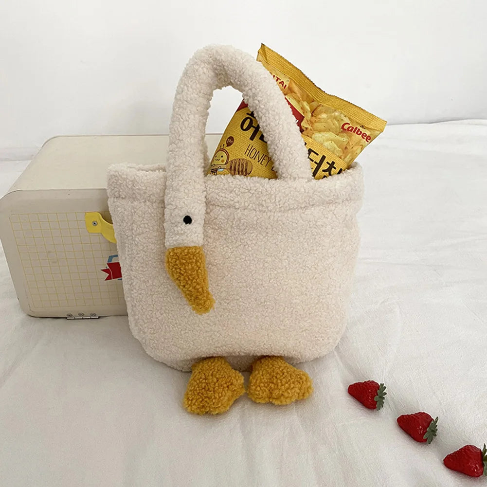 Plush Female Tote Bags