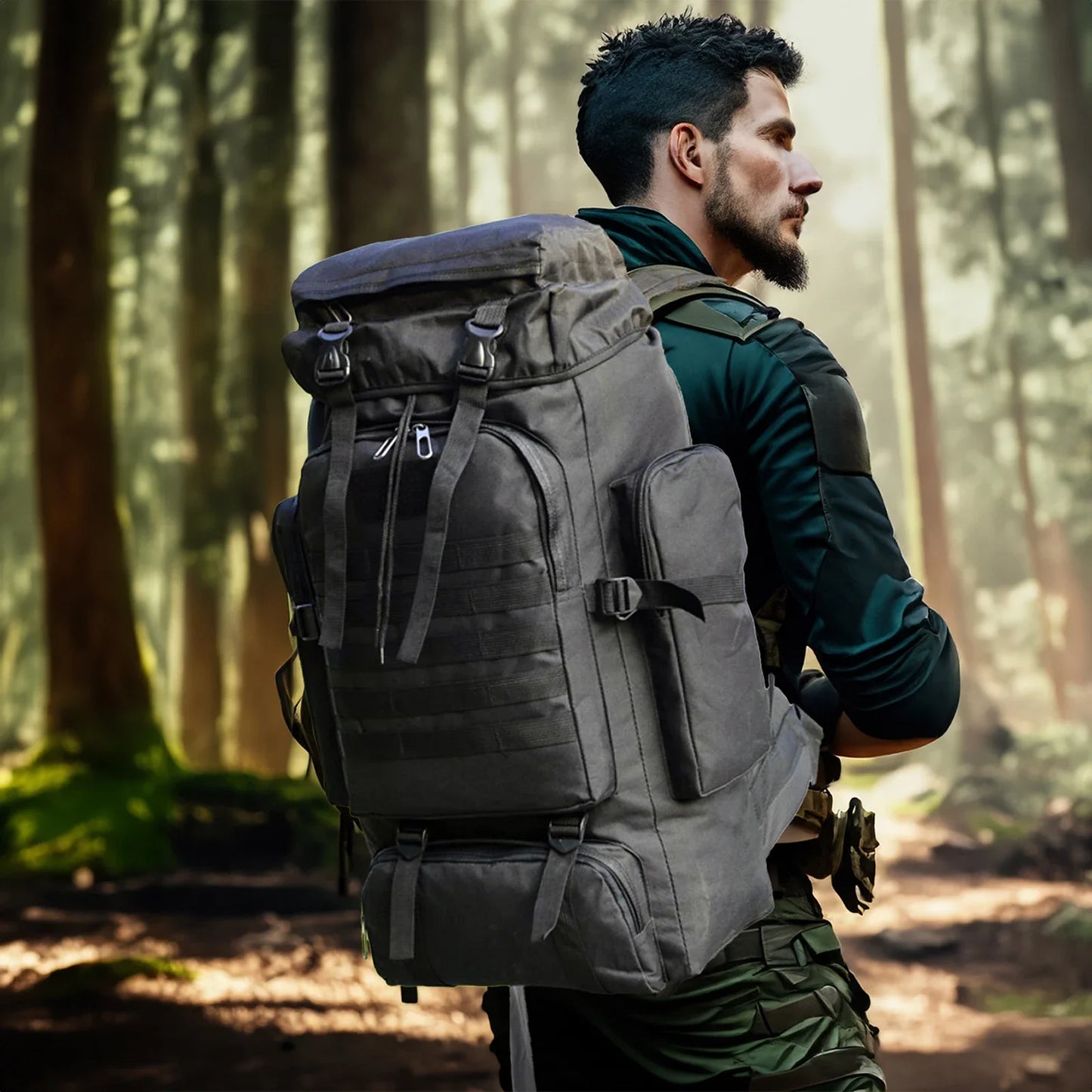 Mountaineering Backpack Softback Large Unisex Tactical Bag