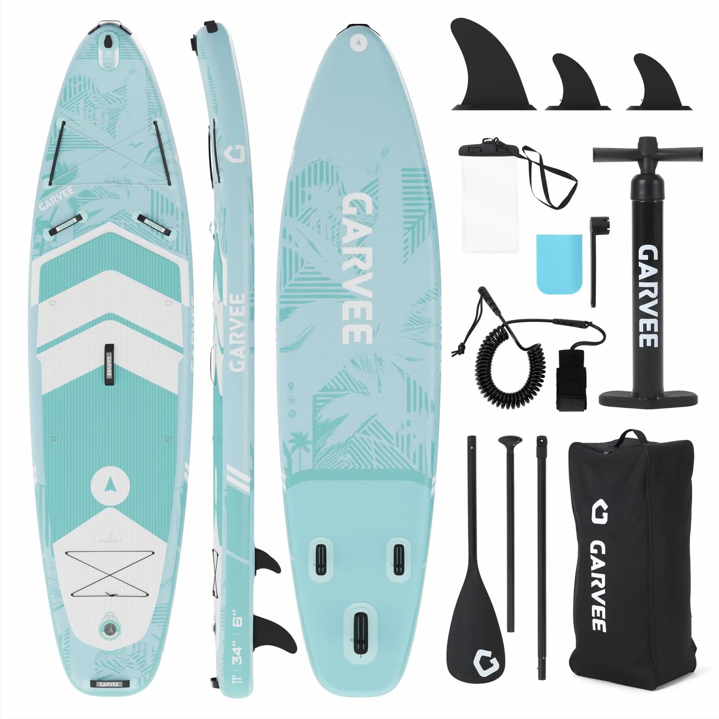 Extra Wide Inflatable Stand Up Paddleboard for Adults and Youth