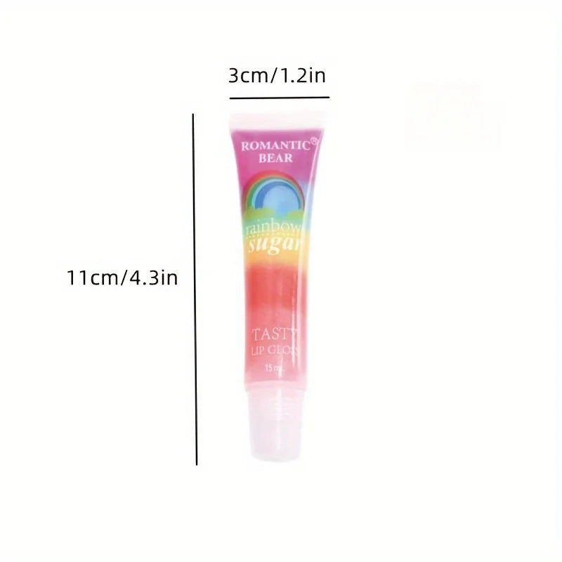 Lip Gloss Set With Pearlescent Shine 15 Piece Glitter