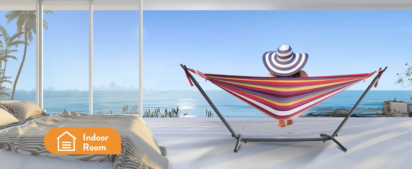 Gyroor Adjustable Stand Hammock Supports 600 Lb Capacity
