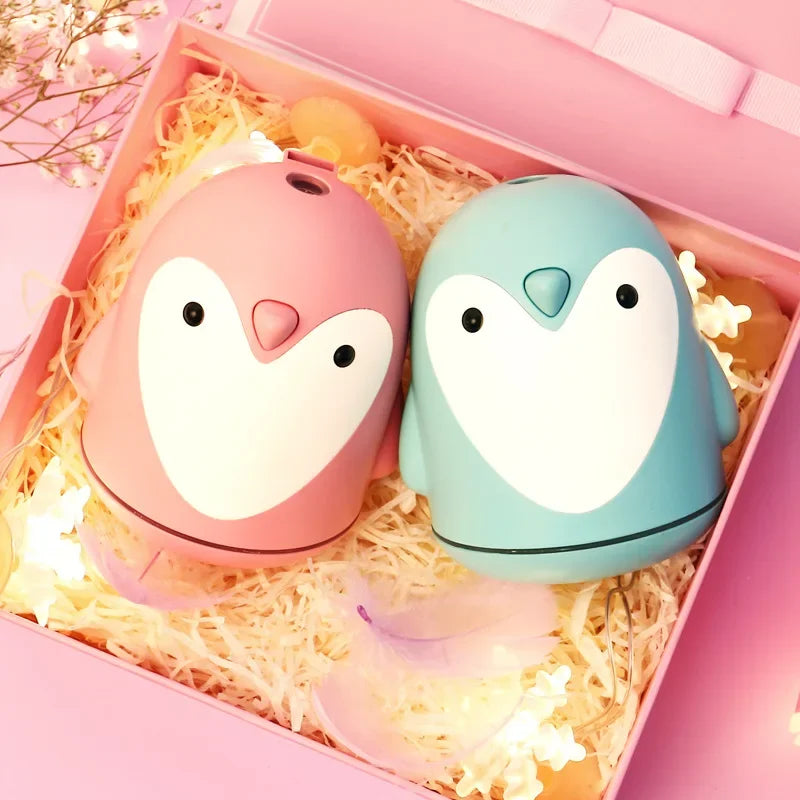 220ml Penguin USB Air Diffuser for Home Office Car - Essential Oil Aroma Humidifier Mist Maker Cute humidifier Difusor Diffusers