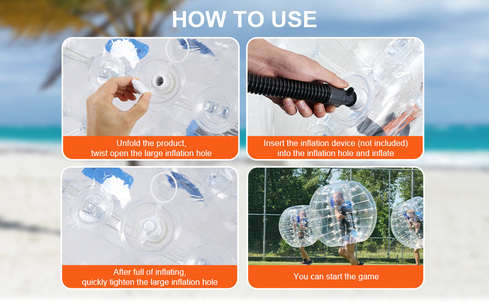 Inflatable Bumper Ball For Teens And Adults Bumper Bopper Toys